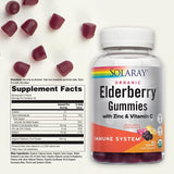 Organic Elderberry Gummies w/Zinc & Vitamin C | Healthy Immune System Support