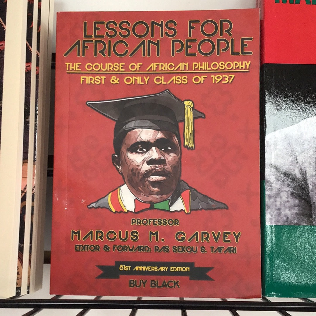 Lessons for African people the course of African philosophy first and only class of 1937
