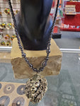 Hematite Lion Necklace