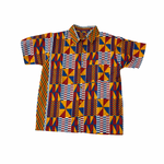 African Print Button Up Shirt 4
