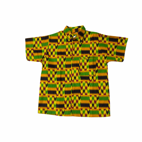 African Print Button Up Shirt 7
