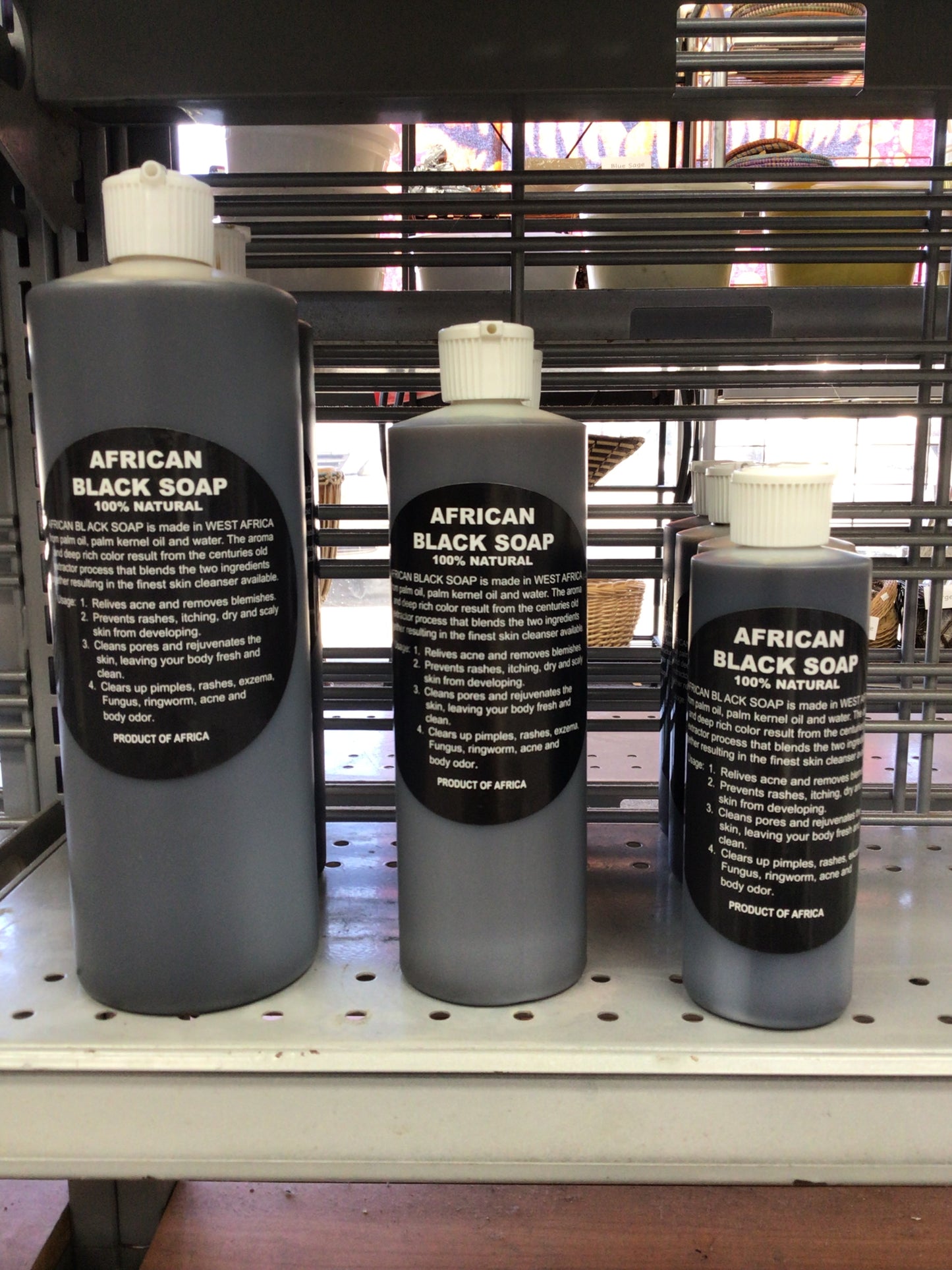 African Black Liquid Soap 100% Natural