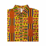 African Print Button Up Shirt 3