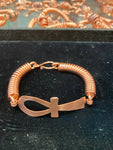 Copper Ankh Bracelet