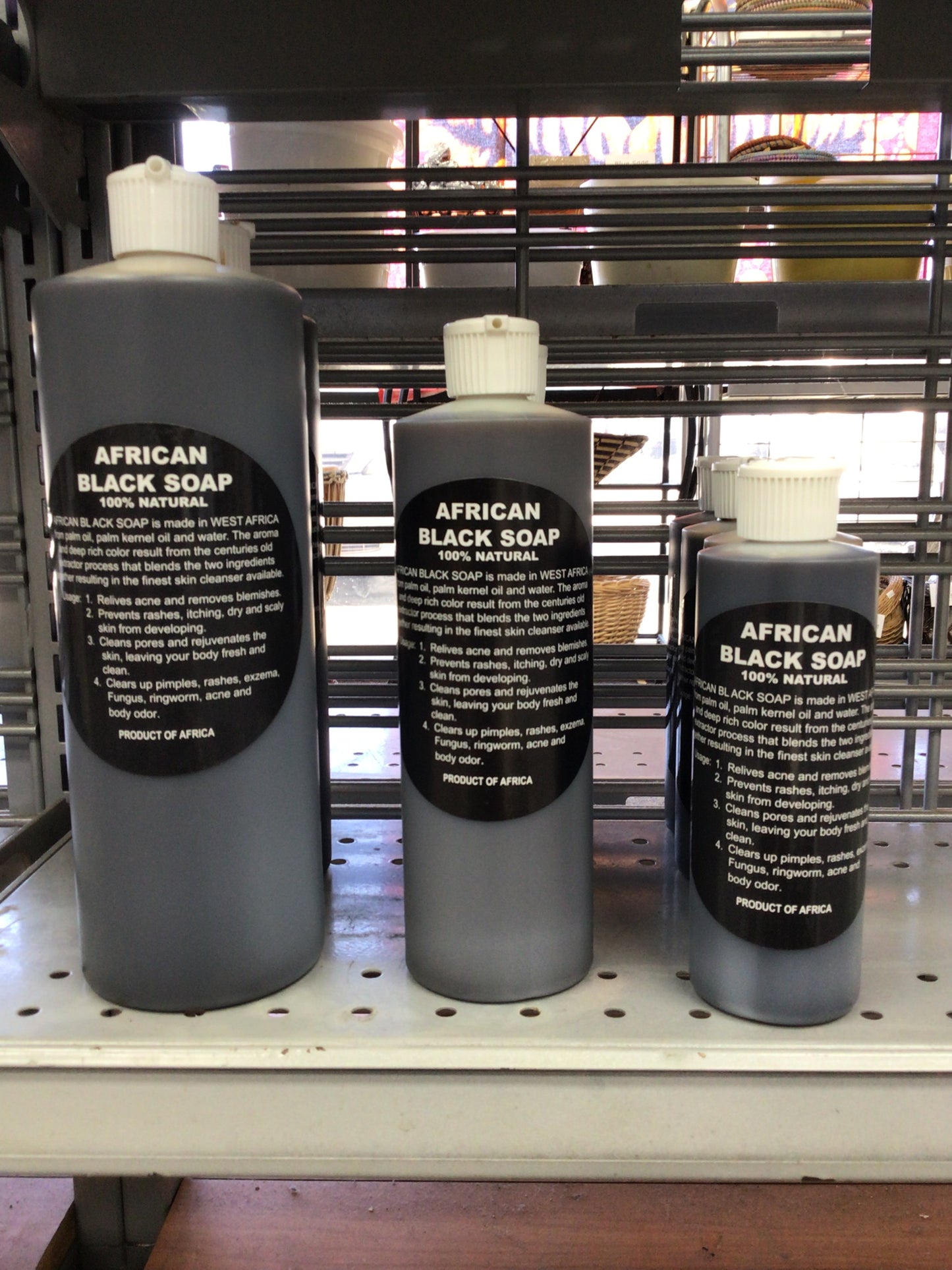 African Black Liquid Soap 100% Natural