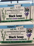 Activated Bamboo charcoal Black soap