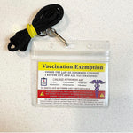 Vaccination Exemption Card